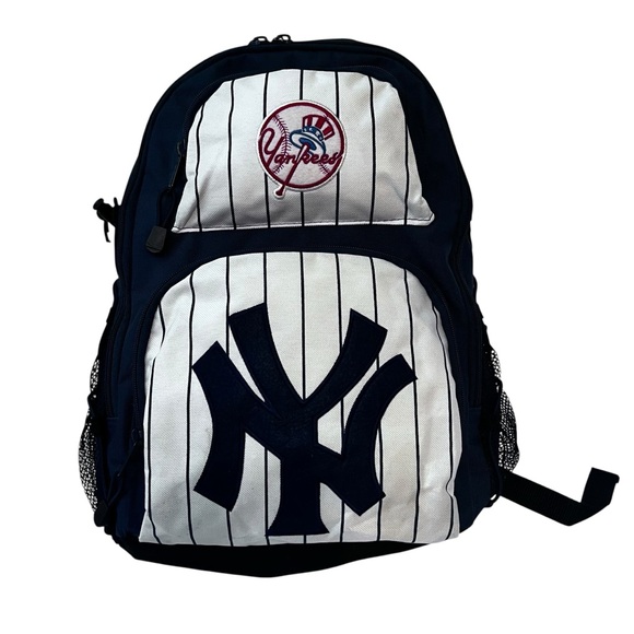 MLB Other - New York Yankees Backpack Pinstripe MLB Genuine Merchandise School Travel Bag